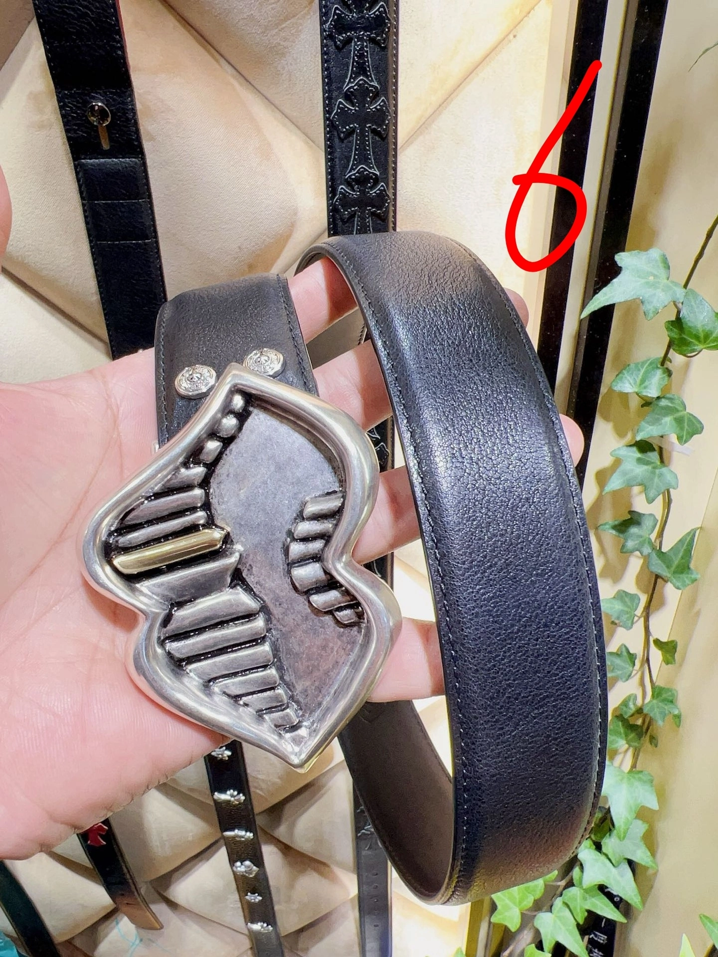 Barbara-- 3hro75 cowhide 925 silver 3.8cm 16Colour item:E-S333L0411-16